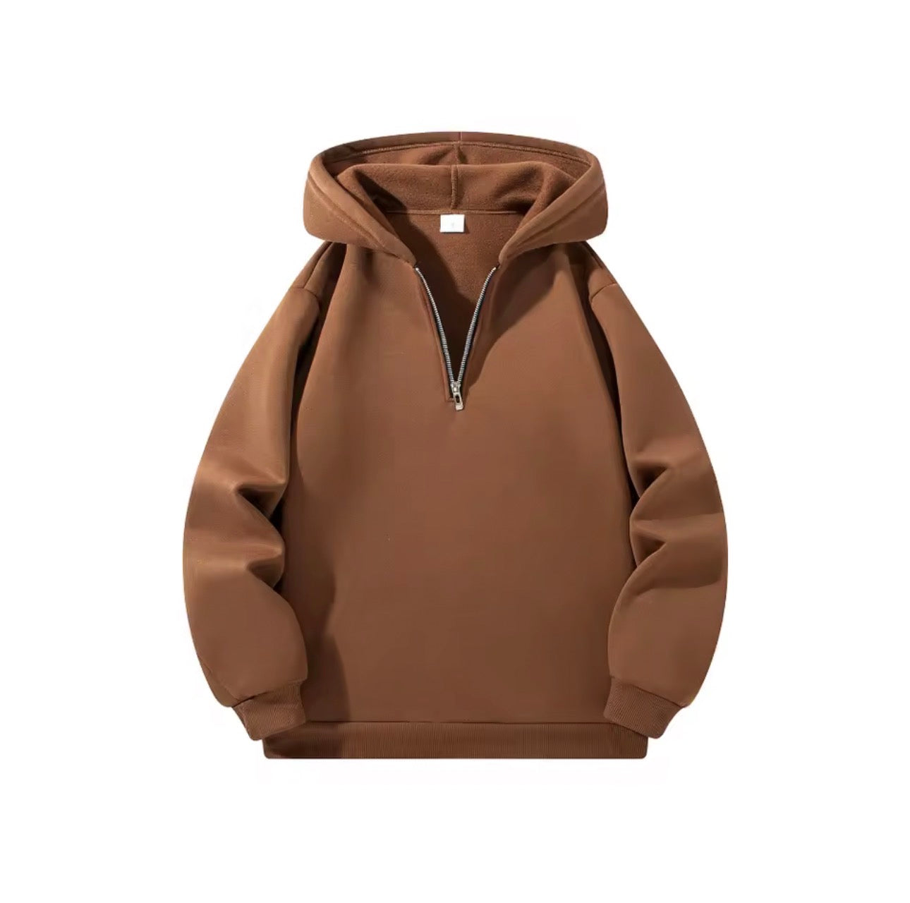Structured Half-Zip Hoodie